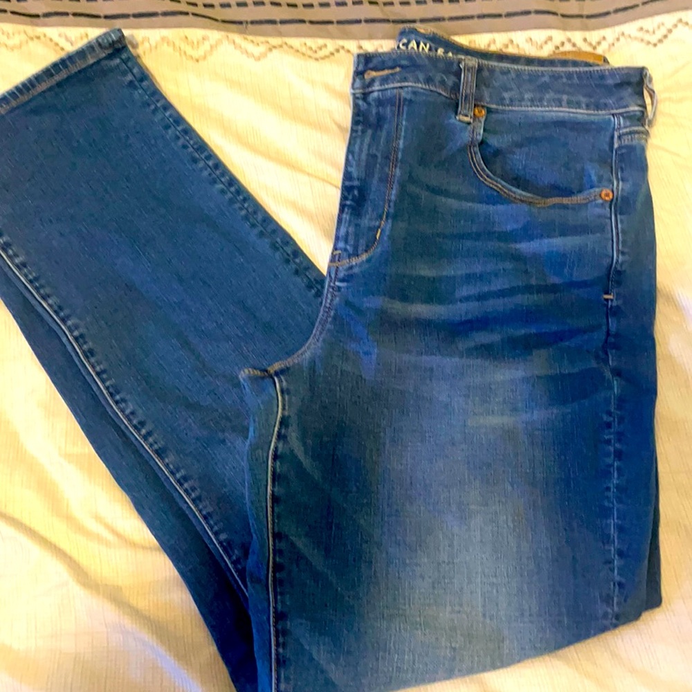 American eagle hi-rise skinny jeans!